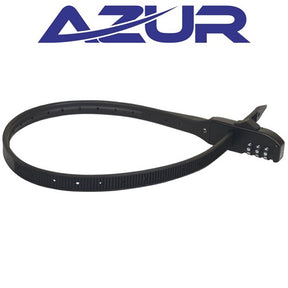 Azzur Cafe Bike Lock - Zip Lock Style With Combo