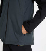 Dharco Mens Rain Jacket Black Grey [sz:x-large]