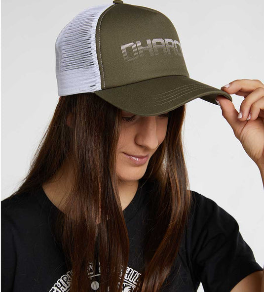Dharco Curved Peak Trucker - Classic Camo