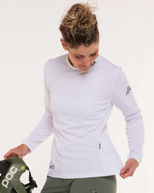 Dharco Womens Gravity Jersey | White Out [sz:large]