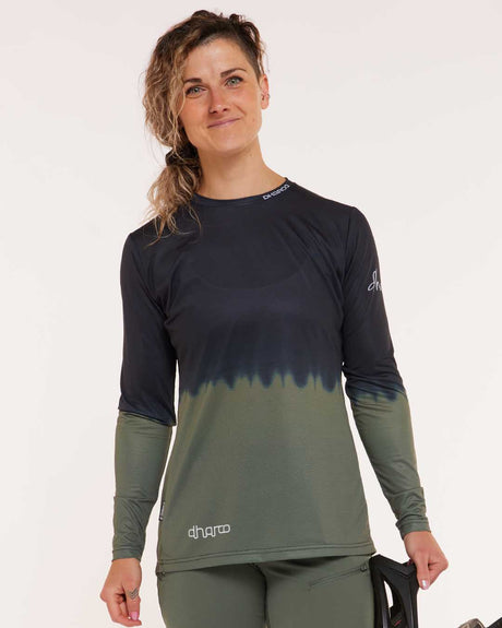 Dharco Womens Race Jersey | Fade To Black [sz:large]