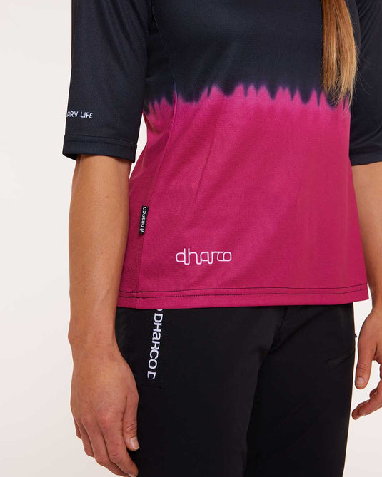 Dharco Womens 3/4 Sleeve Jersey | Cherry Dip [sz:large]