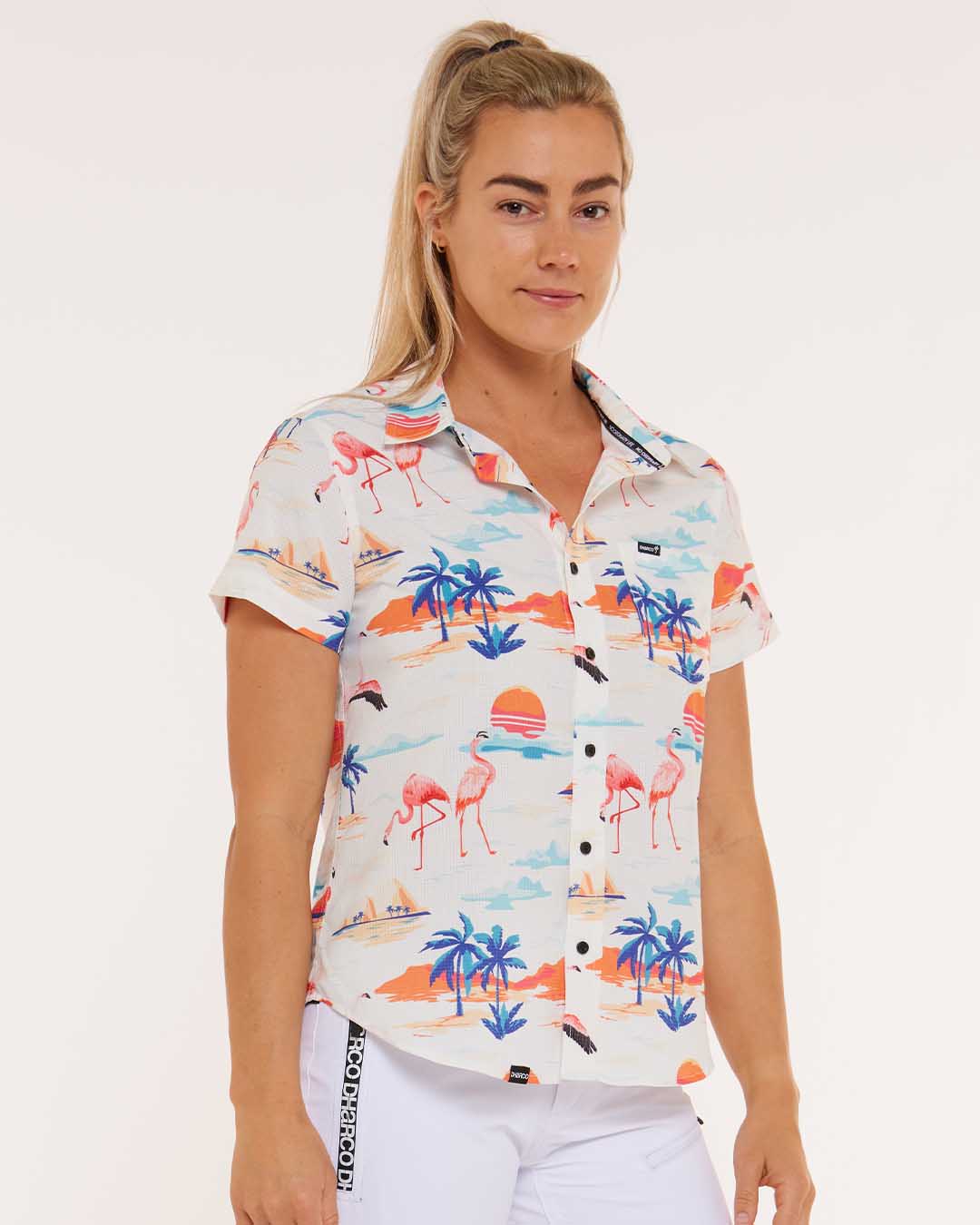 Dharco Womens Tech Party Shirt | Jessie [sz:large]