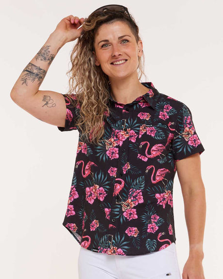 Dharco Womens Tech Party Shirt | Parker [sz:large]