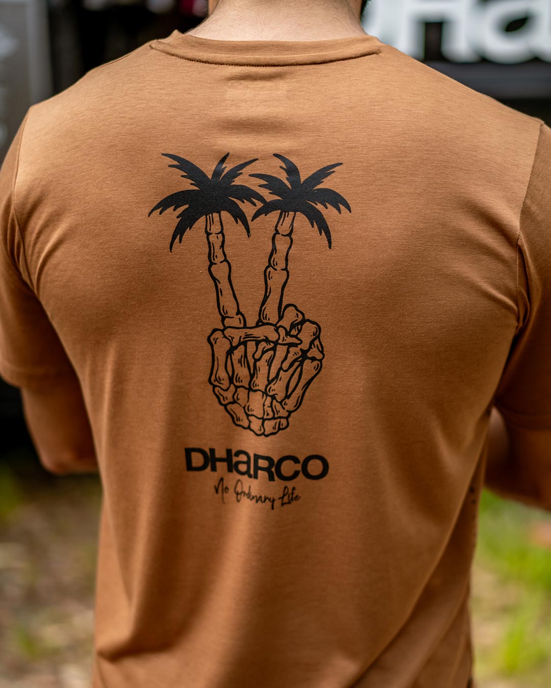 Dharco Mens Short Sleeve Tech Tee | Caramel [sz:large]