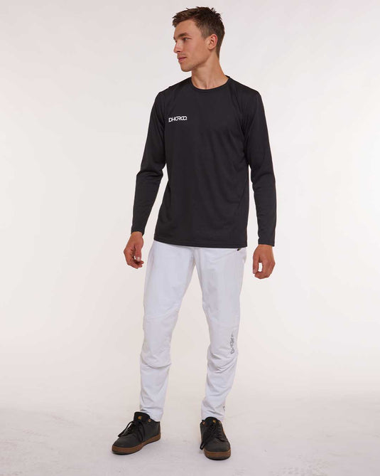 Dharco Mens Long Sleeve Tech Tee | Stealth [sz:large]