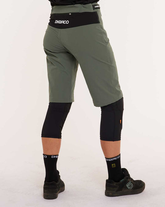 Dharco Womens Gravity Shorts | Gorilla Green [sz:large]