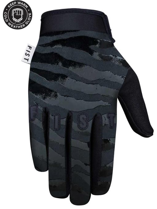 Fist Gloves Frosty Zebra Blackout