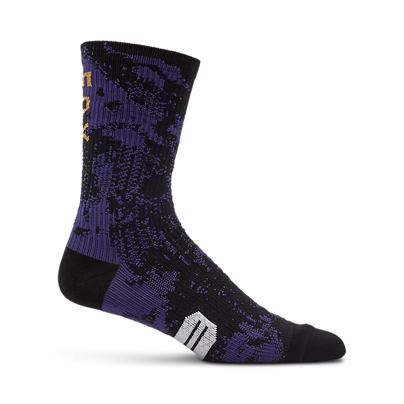 Fox Racing 8" Ranger Sock Goldstone Limited Edition Purple