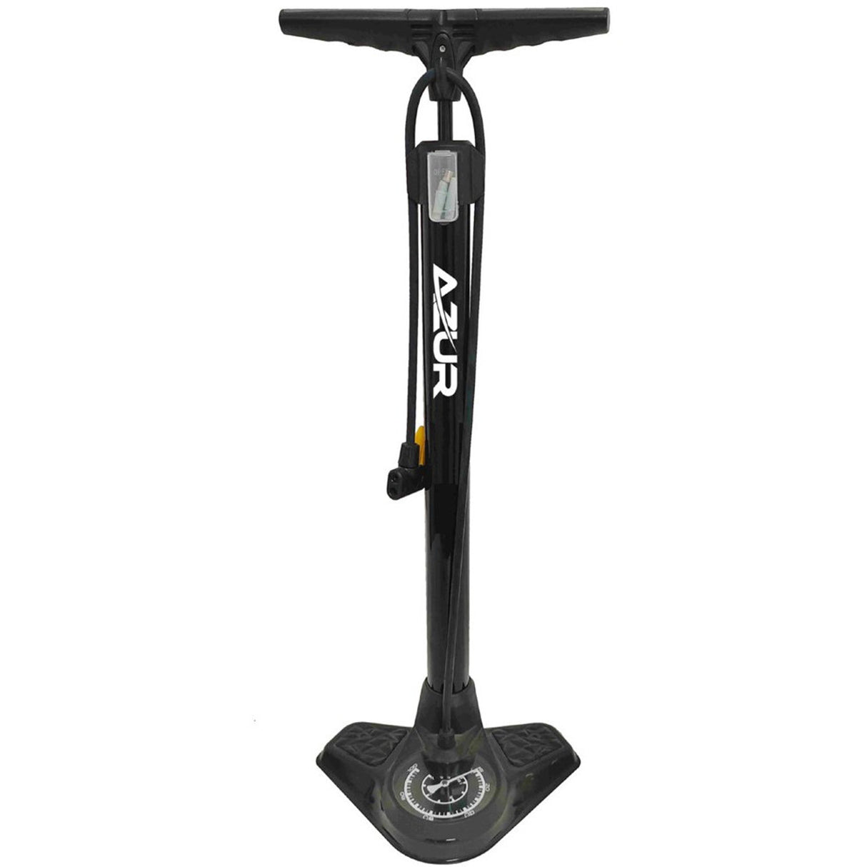 Azur Floor Pump - Bv - High Volume - Dual Valve - Mtb Specific - 58 Psi Max