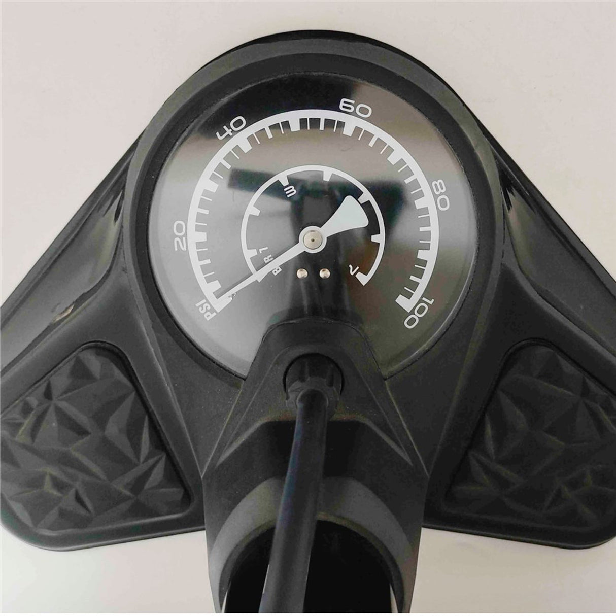 Azur Floor Pump - Bv - High Volume - Dual Valve - Mtb Specific - 58 Psi Max