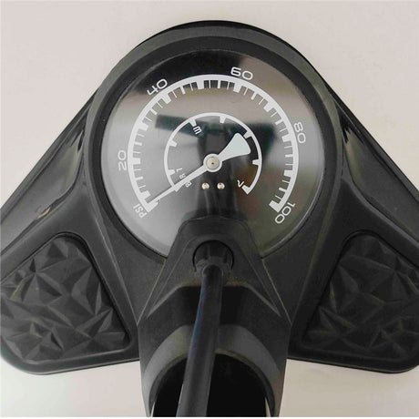 Azur Floor Pump - Bv - High Volume - Dual Valve - Mtb Specific - 58 Psi Max