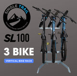 Single Trail Vertical Bike Rack - Sl100