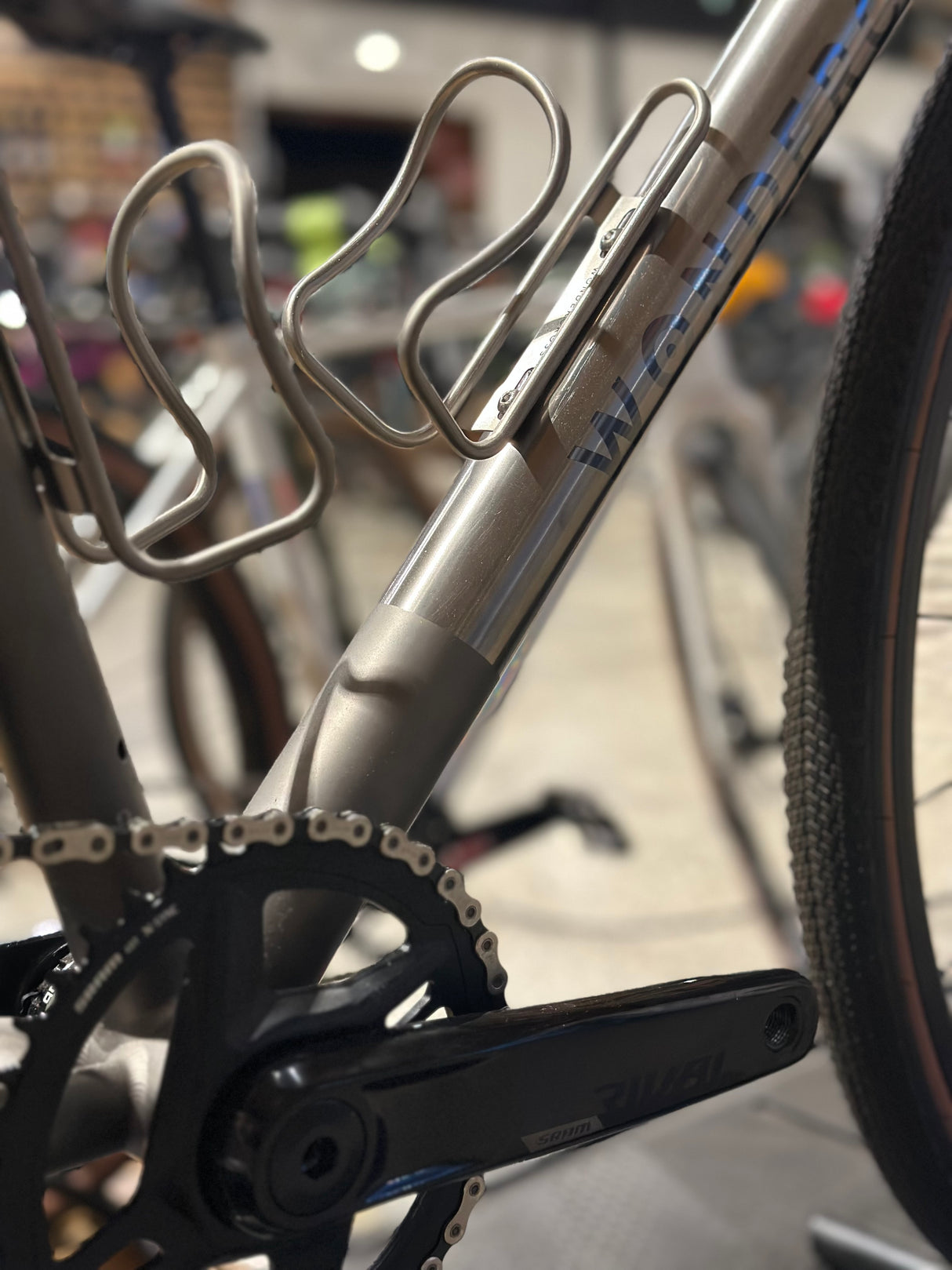 Wondercross Rambler - Titanium Gravel - Custom Build - Gx Axs / Rival + Dt Swiss G1800 Wheels - 56cm (large)