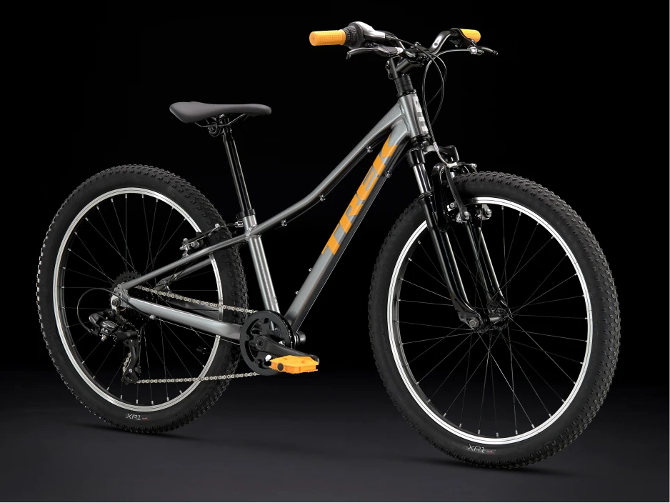 Trek 2024 Precaliber 24" 8spd Susp - Anthracite / Orange