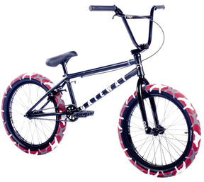 Cult 2022 Gateway 20" Bmx - Black Frame & Forks - Red Camo Tyres