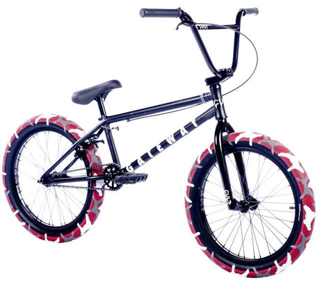 Cult 2022 Gateway 20" Bmx - Black Frame & Forks - Red Camo Tyres