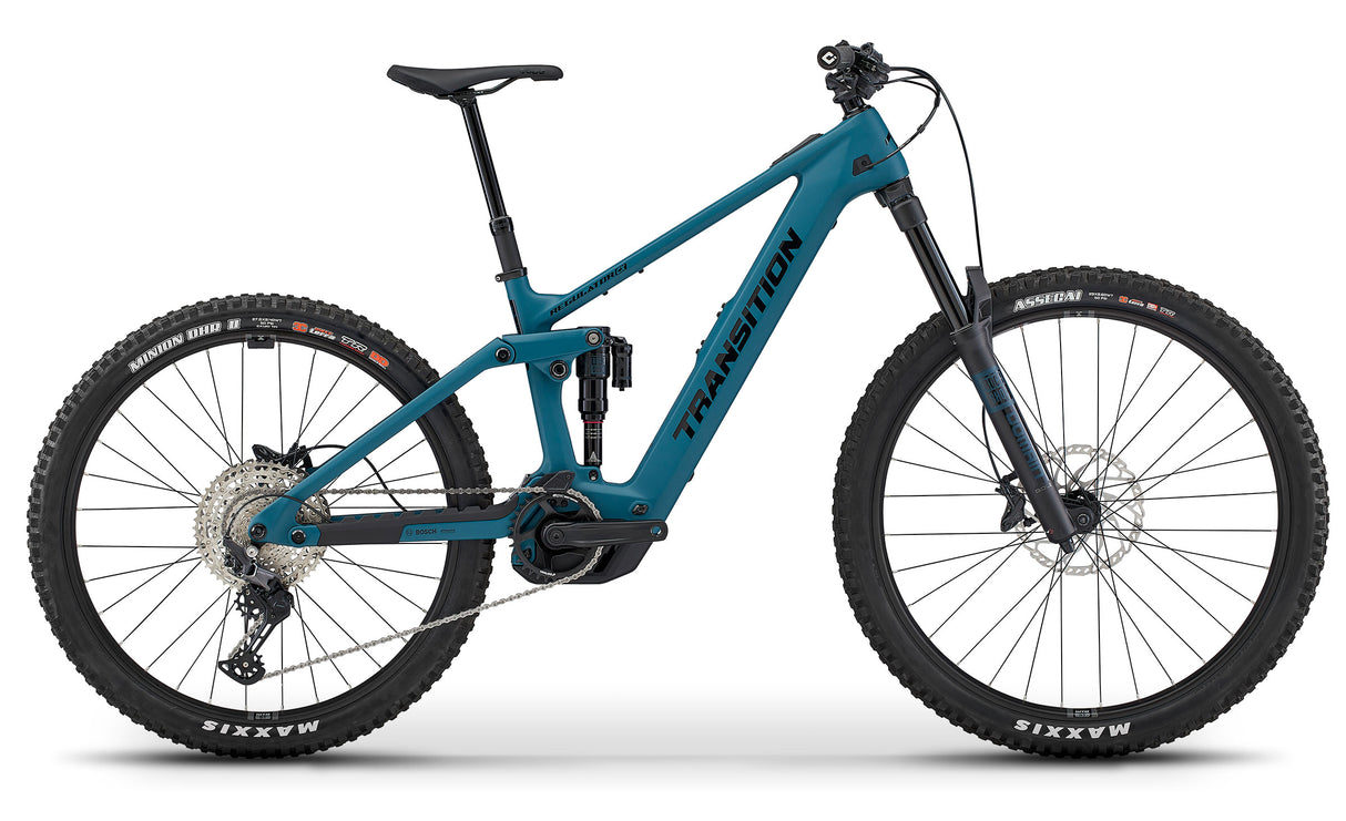 Transition 2025 Regulator Bosch Perf CX - Carbon E-bike - Complete Deore - Salish Sea Blue