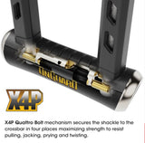 Onguard Lock Rocksolid Shackle Lock - 90 X 175mm - 15mm