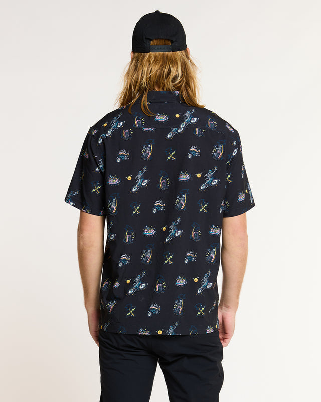 Dharco Mens Tech Party Shirt | Rippin & Sipping - Large