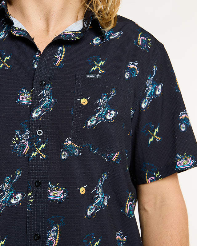 Dharco Mens Tech Party Shirt | Rippin & Sipping - Large