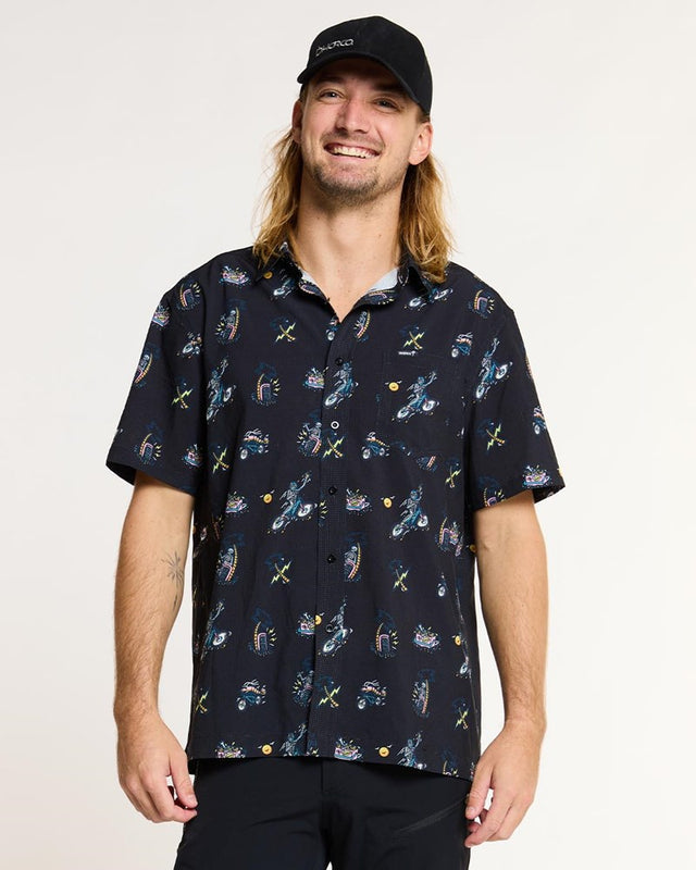 Dharco Mens Tech Party Shirt | Rippin & Sipping - Large
