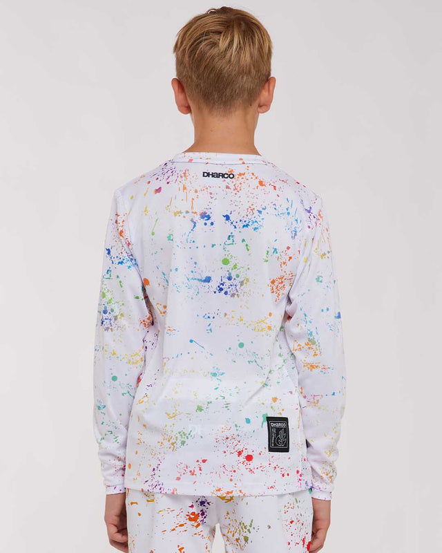 Dharco Youth Gravity Jersey | Paint Splat YS / 6