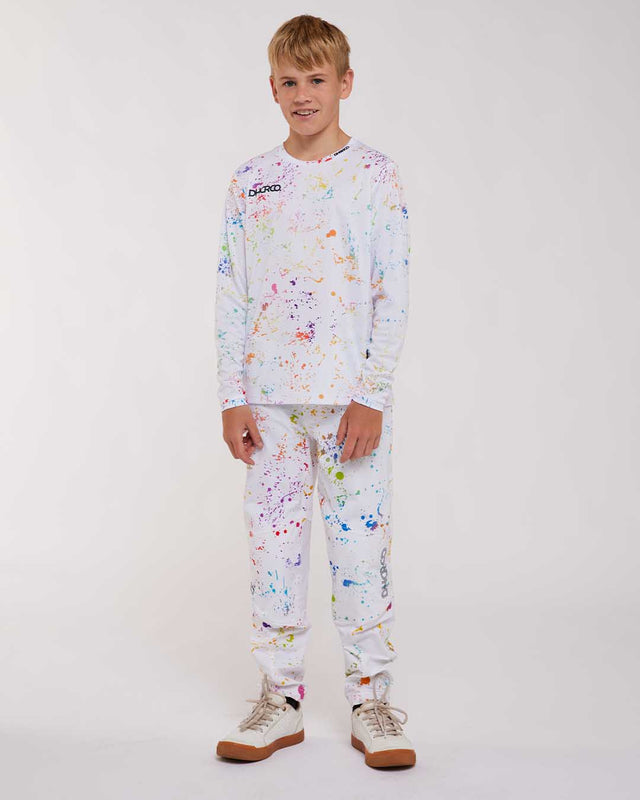 Dharco Youth Gravity Jersey | Paint Splat YS / 6