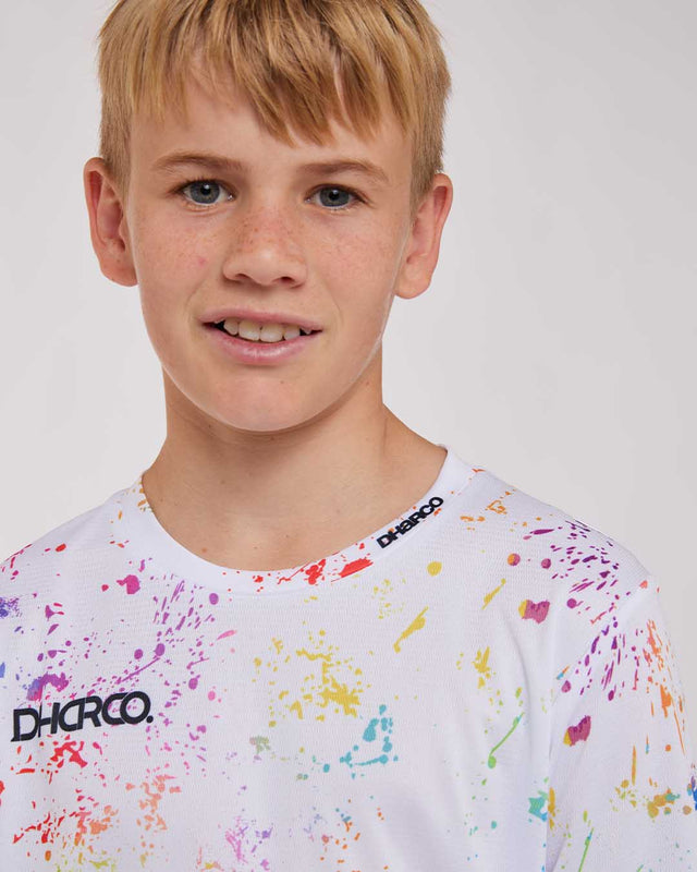 Dharco Youth Gravity Jersey | Paint Splat YS / 6
