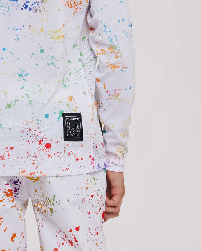 Dharco Youth Gravity Jersey | Paint Splat YS / 6