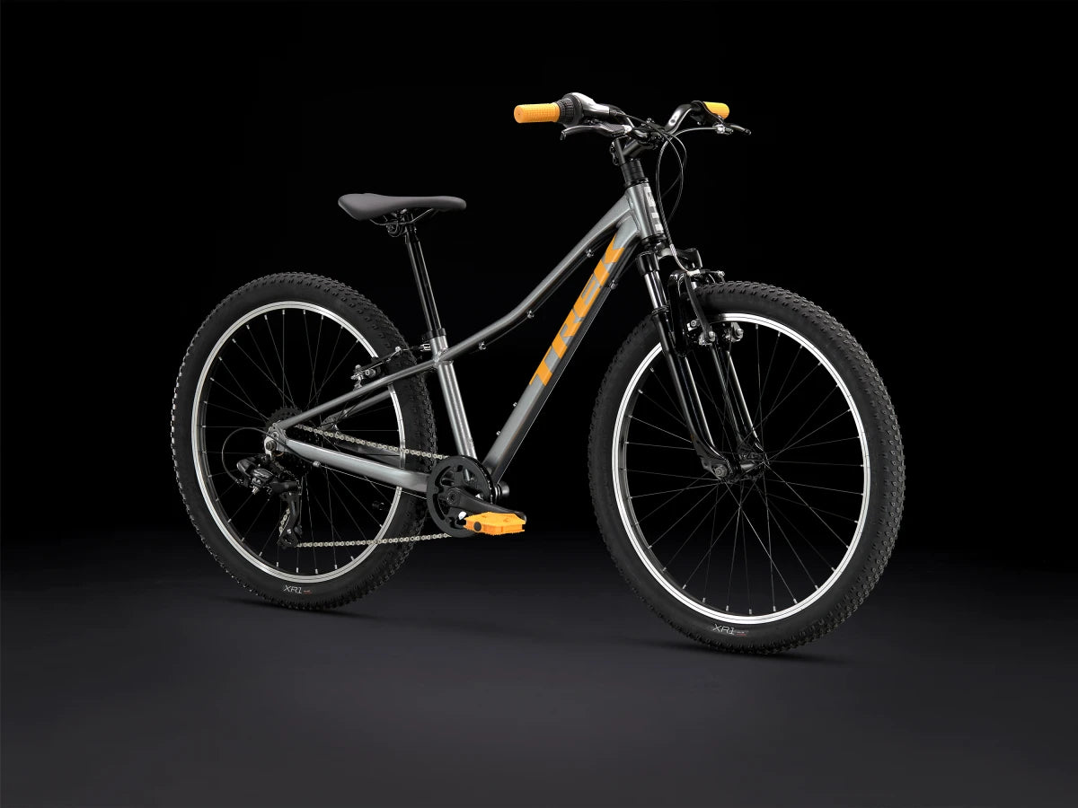 Trek 2024 Precaliber 24" 8spd Susp - Anthracite / Orange