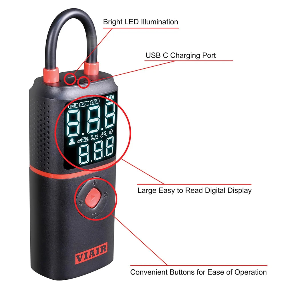 Viair Rechargeable Cordless Tyre Inflator