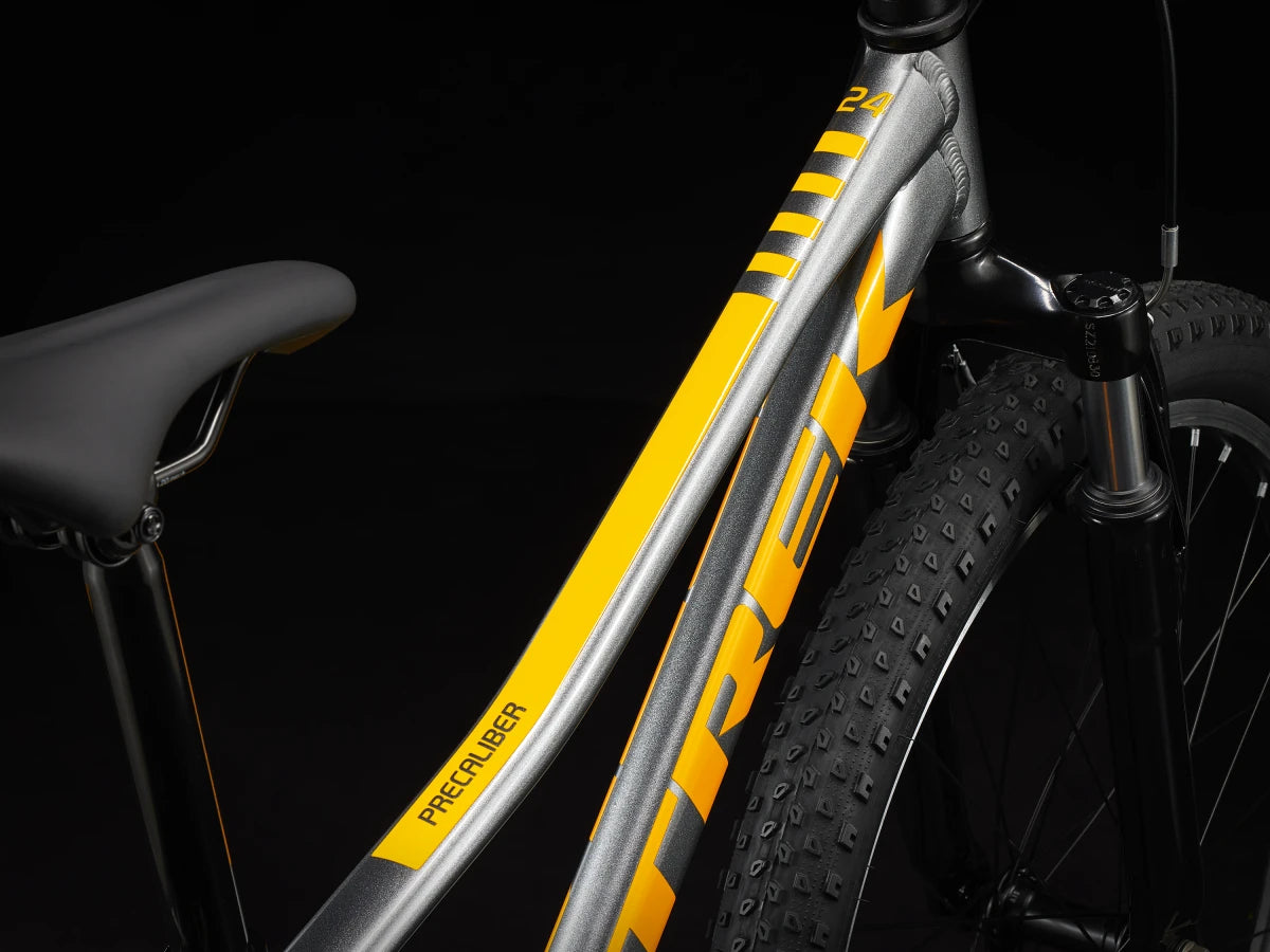 Trek 2024 Precaliber 24" 8spd Susp - Anthracite / Orange