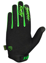 Fist Gloves - Strapped Fluro Green