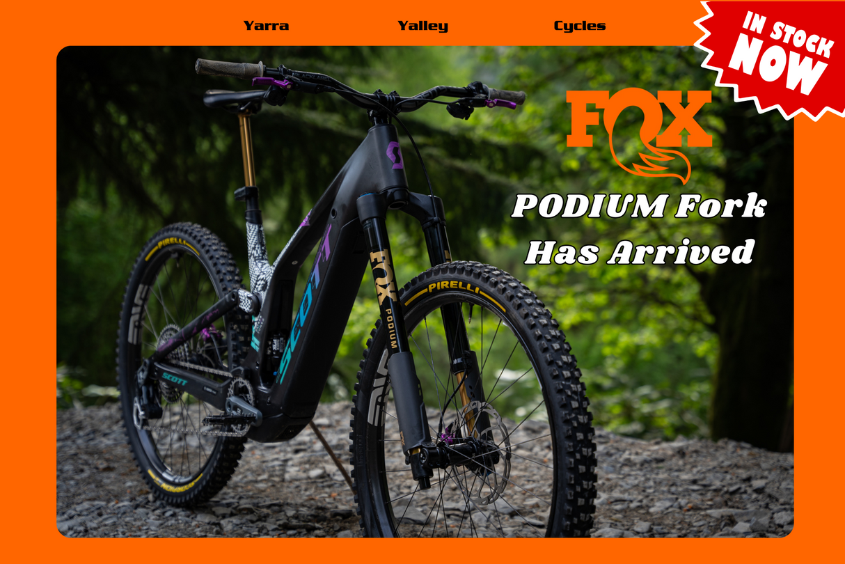 Fox 2026 Fork Podium 36 Factory 29" Grip X2 - 170mm - 20x110 - 44mm Rake - Neutral / Gloss Black Logo