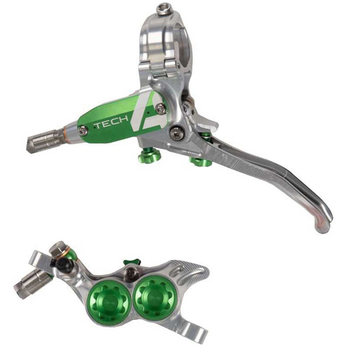 Hope Brake - Tech 4 - V4 - Silver / Green