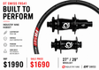Industry Nine Hydra Mtn / Dt Swiss Wheelset - 29" Black - 32h 6 Bolt - Front 15x110 - Rear 12x148