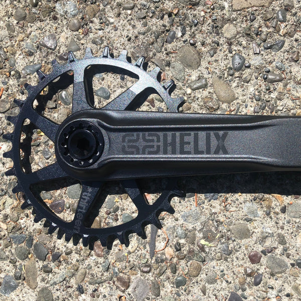 E-thirteen Crankset Helix Core E*spec -155mm - Bosch Gen 4 - Brose S Mag - Tq Hpr50 - 26mm Offset - Black (cs5hsa-100)