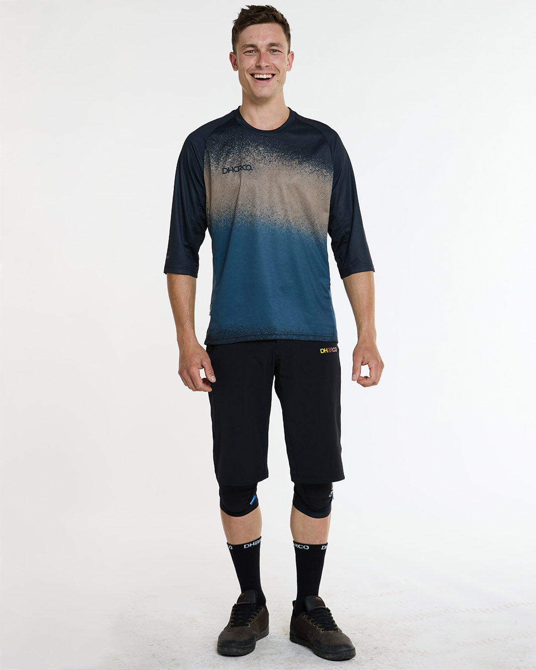 Dharco Mens 3/4 Sleeve Jersey | Dusty Waters