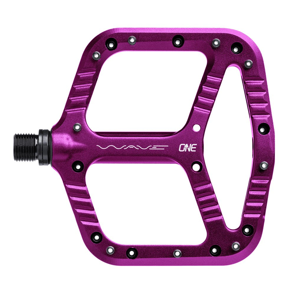 Oneup Components Pedals - Wave Alloy Flat