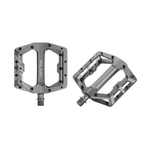 Funn - Pedals Funndamental Alloy V2 With 22 Black Pins - Grey
