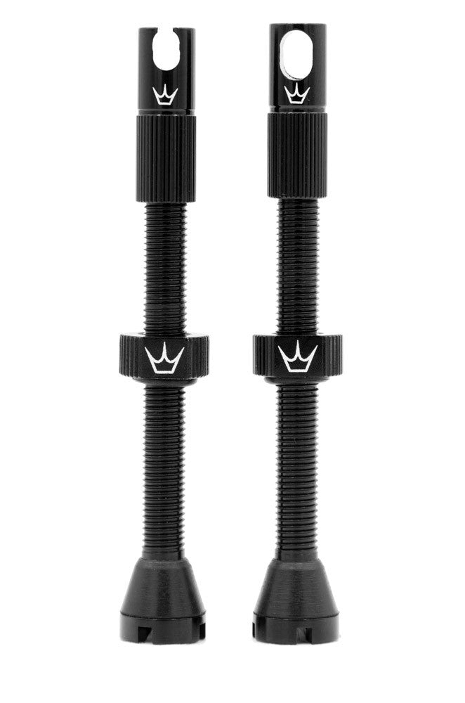 Peatys Chris King - Mk2 Tubeless Valves (pair) 60mm - Black  