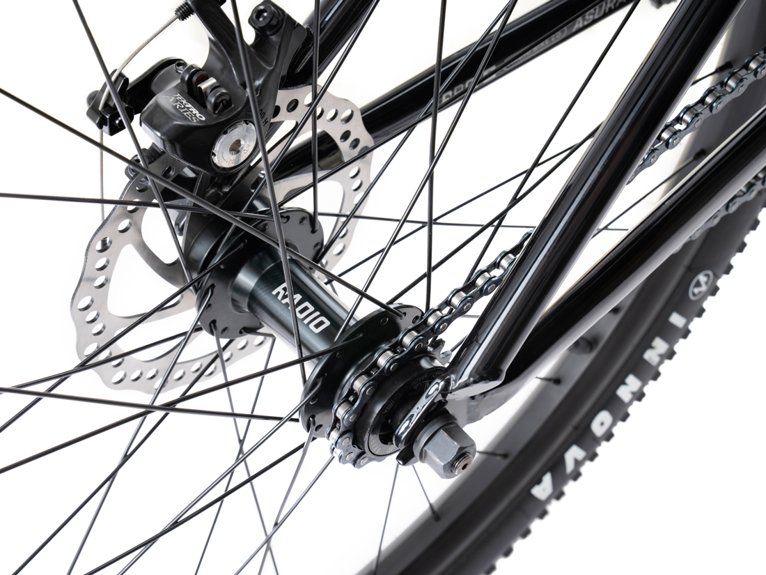 Radio Asura 26" Alloy Dj Bike - 22.7 Top Tube - Single Speed - Black