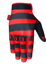 Fist Gloves Strapped - Red Stripe