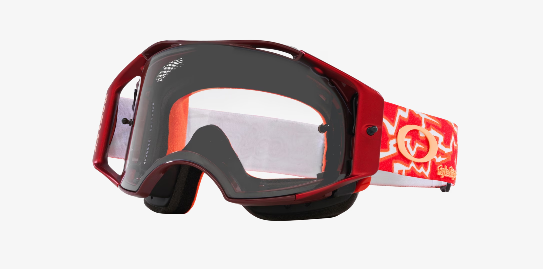 Oakley Goggles Airbrake Mtb Tld Red Lightning W clear Yarra Valley Cycles