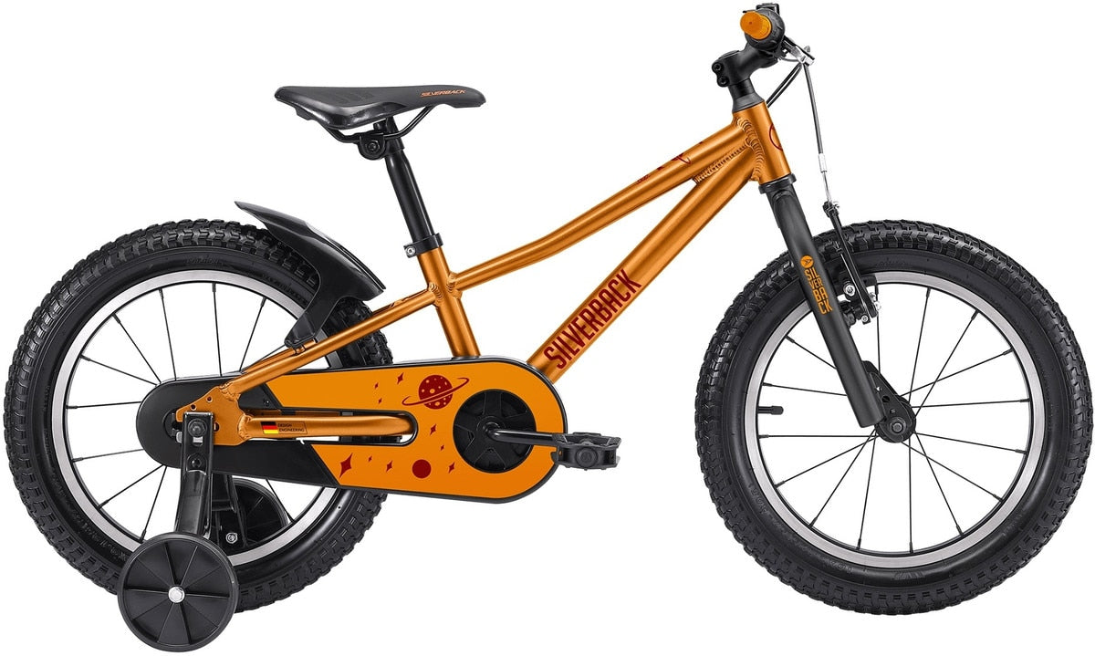 Silverback 2025 Skid 14" Boys Bike - Orange