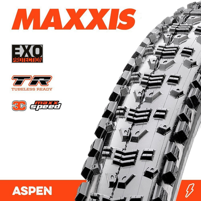Maxxis Tyre Aspen - 29 X 2.40 Wt - Exo Tr 3c New Maxxspeed Fold - 120tpi - E-25
