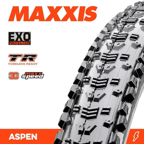 Maxxis Tyre Aspen - 29 X 2.40 Wt - Exo Tr 3c New Maxxspeed Fold - 120tpi - E-25