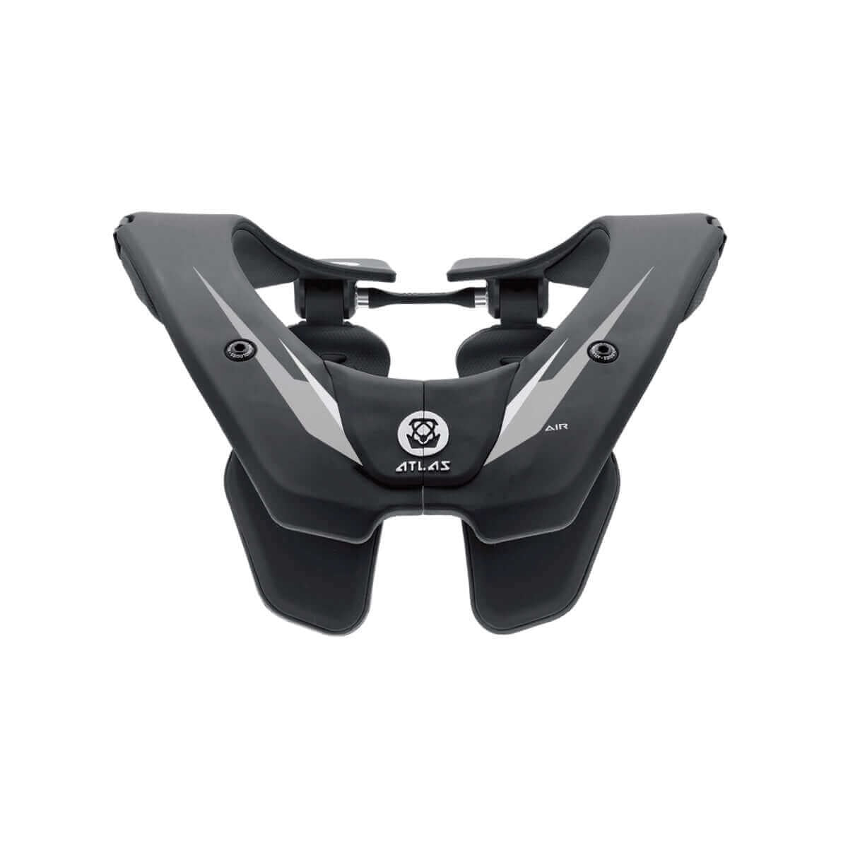Atlas Air Neckbrace - Black/silver - Large