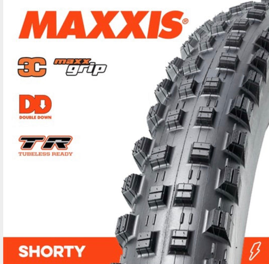 Maxxis Tyre SHORTY 29 X 2.40WT 3C GRIP DD TR FOLD 120X2TPI